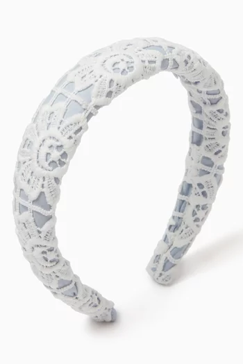 Embroidered Headband in Lace