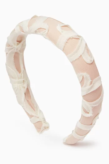 Embroidered Headband in Lace