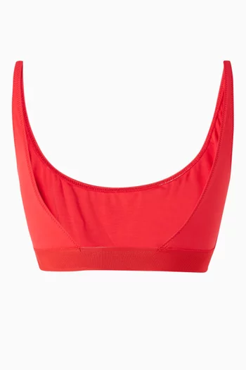 Signature Logo-tape Bra in Modal Blend
