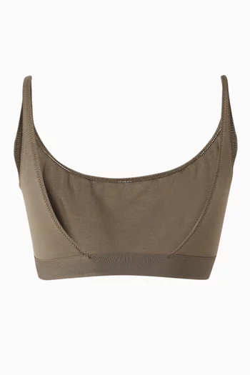 Signature Logo-tape Bra in Modal Blend