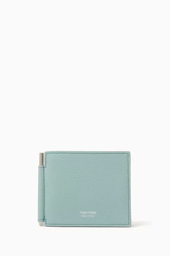 Money Clip Wallet in Leather