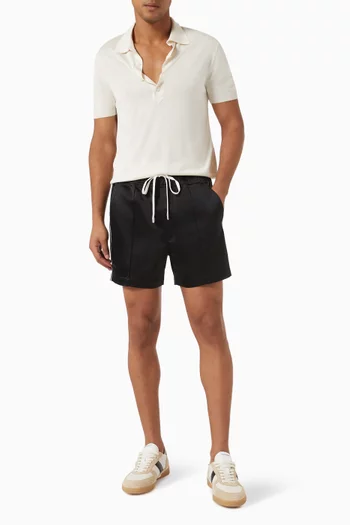 Polo Shirt in Silk-blend