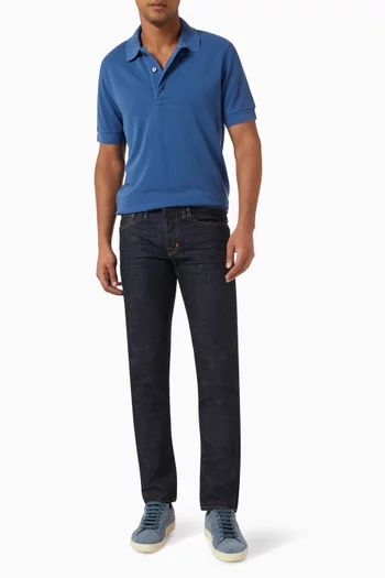 Polo Shirt in Pique-knit