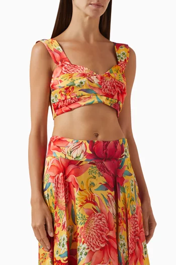 Leighton Crop Top in Viscose