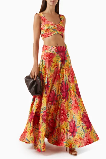 Tamina Maxi Skirt in Viscose