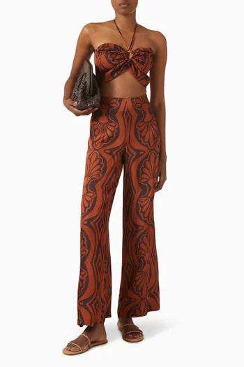 Almond Printed Pants