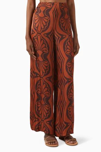 Almond Printed Pants