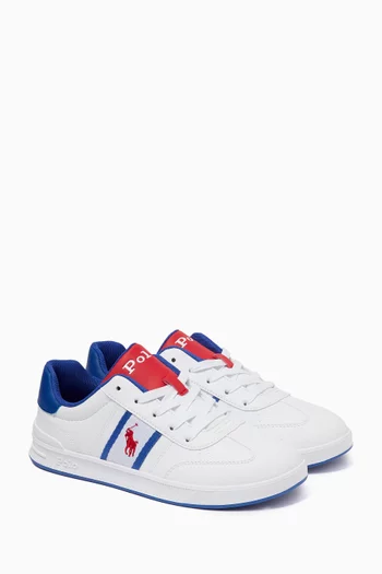 Heritage Court III Sneakers in Faux Leather