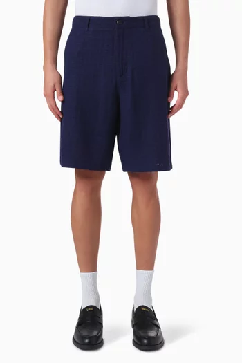 Johnny Casual Shorts in Slub Twill