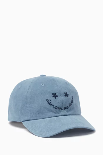 Smiley Cap in Washed Cotton