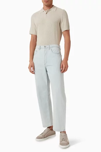 Jay Polo Shirt in Viscose-knit