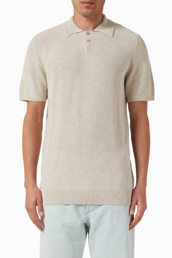 Jay Polo Shirt in Viscose-knit