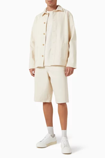 Kerlouan Brodée Jacket in Cotton-denim