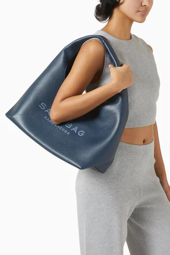 The Medium Sack Bag in Leather