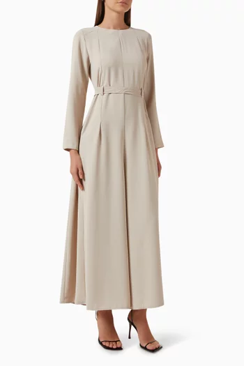 Wide-leg Belted Jumpsuit