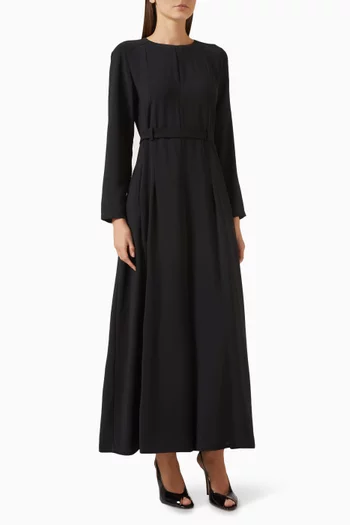 Wide-leg Belted Jumpsuit