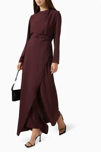 Panelled Belted Jumpsuit