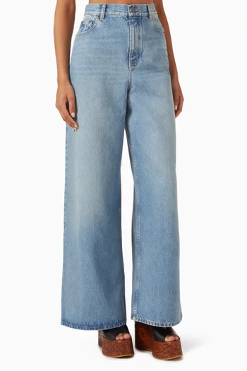 Logo Wide-leg Jeans