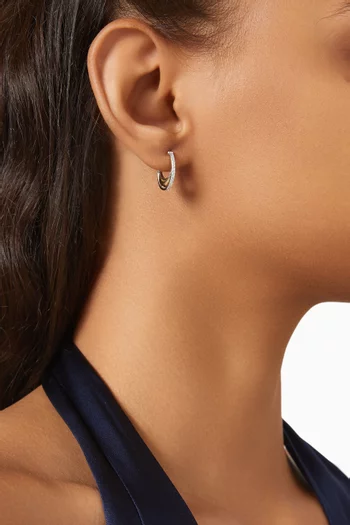 Bloop Moon Diamond Earrings in 18kt Gold