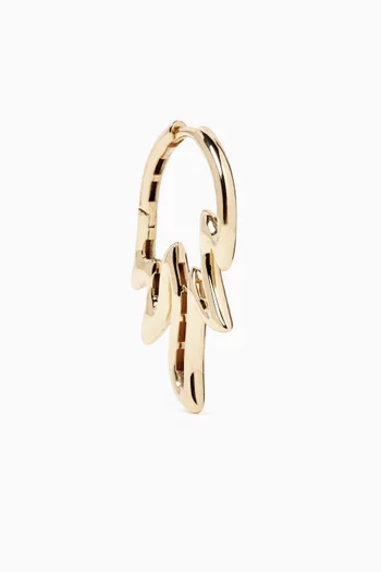 Blaze Single Earring in 18kt Gold