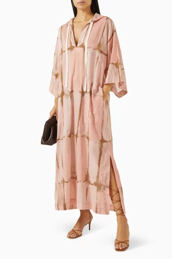 Stratos Printed Kaftan in Cotton