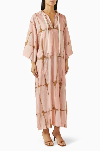 Stratos Printed Kaftan in Cotton