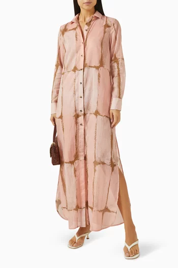Bazaruto Shirt Dress in Cotton