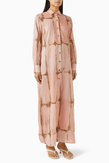 Bazaruto Shirt Dress in Cotton
