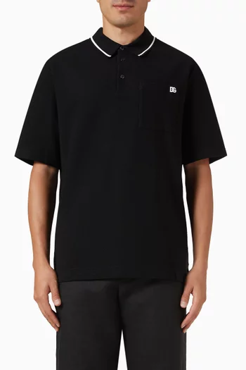 Polo Shirt in Cotton Piqué
