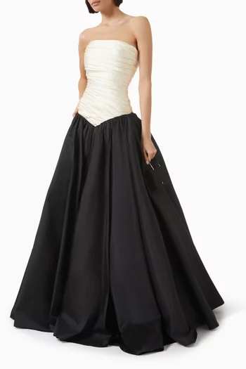 Ball Gown in Mikado & Taffeta
