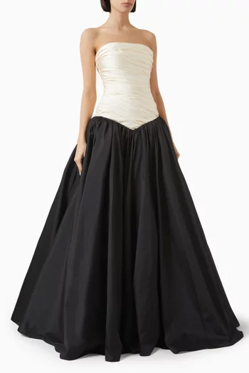 Ball Gown in Mikado & Taffeta