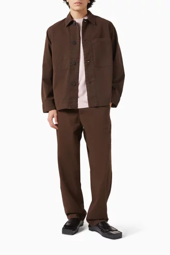 Relaxed Overshirt in Cotton