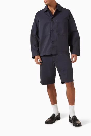 Relaxed Overshirt in Cotton