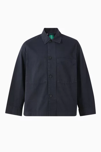 Relaxed Overshirt in Cotton