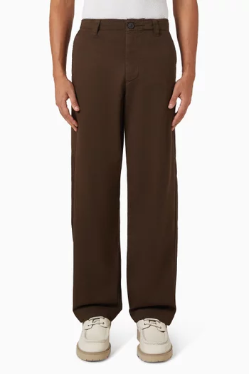 Loose Fit Chino Pants in Cotton