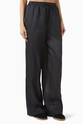 Relaxed-fit Pants in Ramie