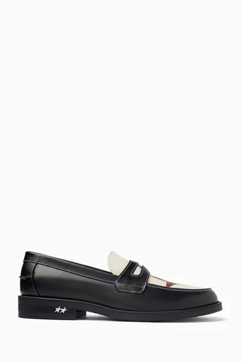 x TwoJeys Wilde Penny Loafers in Italian Leather