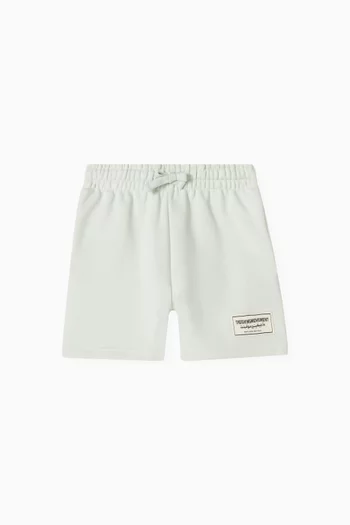 Relaxed Shorts in Organic Cotton-blend