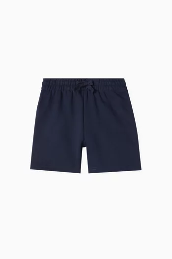 Relaxed Shorts in Organic Cotton-blend