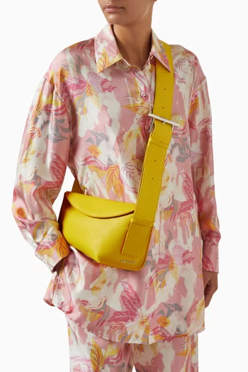 T-Bar Sling Bag in Leather