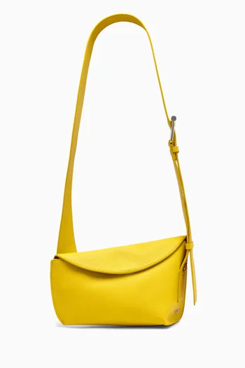 T-Bar Sling Bag in Leather