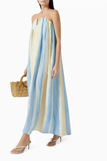 Juniper Maxi Dress in Linen-blend