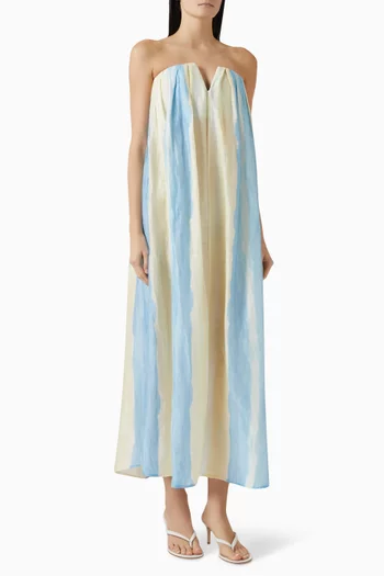 Juniper Maxi Dress in Linen-blend