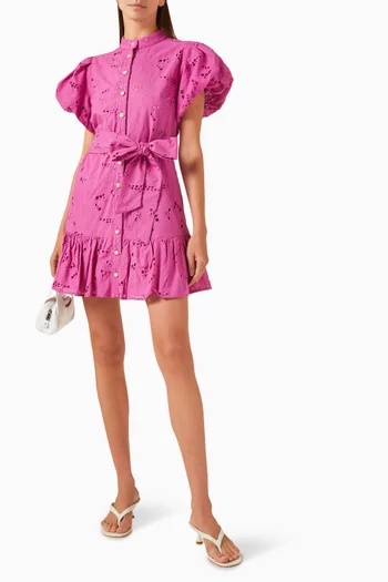 Drea Broderie Anglaise Mini Dress
