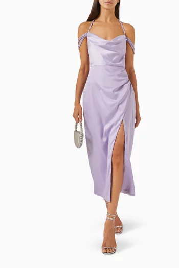 Anika Asymmetrical Midi Dress