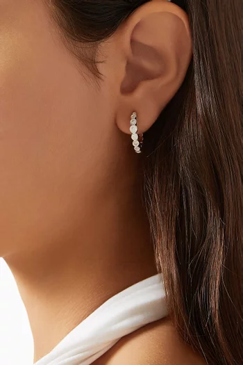 Ottilia Hoop Earrings in 925 Sterling Silver