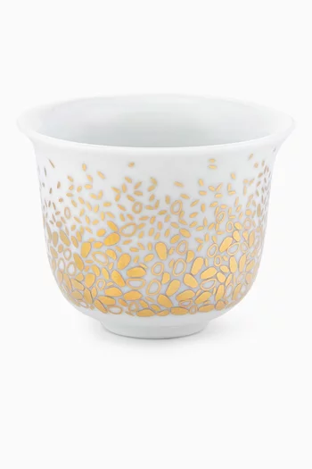 x Razan Alazzouni Dates Spread Tamrah Arabic Coffee Cups, Set of 2