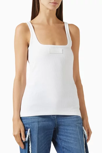 90s Vintage Logo Tank Top in Cotton Blend