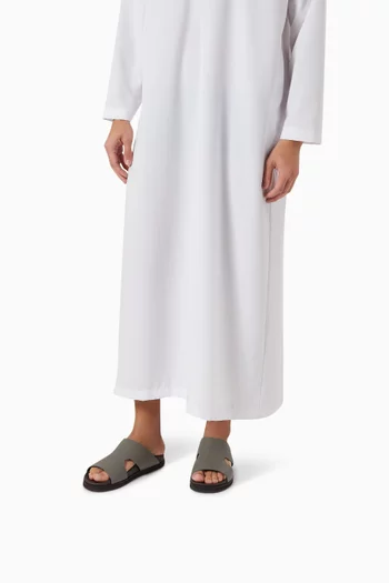 حذاء مفتوح امورتي أركا جلد غزال