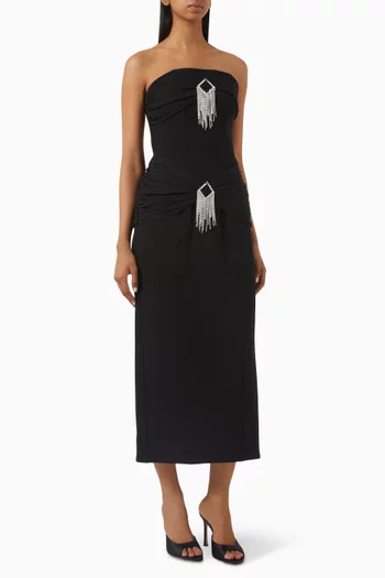 Rania Embellished Midi Dress